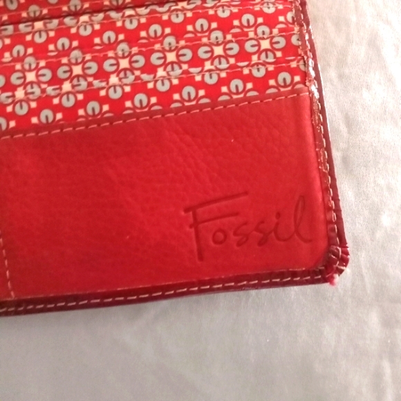 Vintage Fossil Leather Boho Wallet - Picture 9 of 12